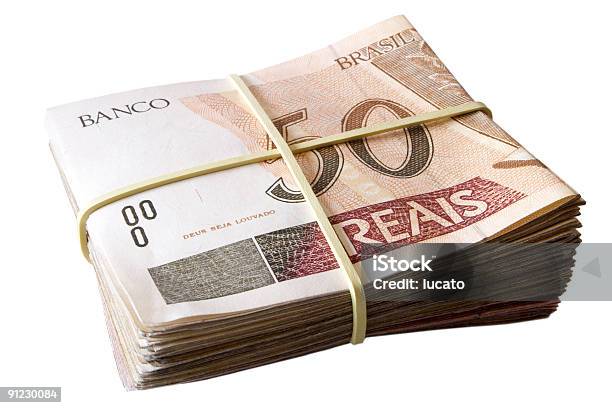 Fifty Reais Brazilian Money Stock Photo - Download Image Now - Brazilian Currency, Bringing Home The Bacon, Bunch