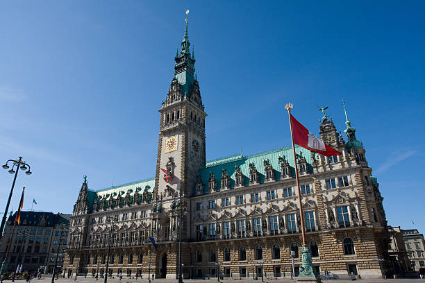 istock City Hall in Hamburg 91230090