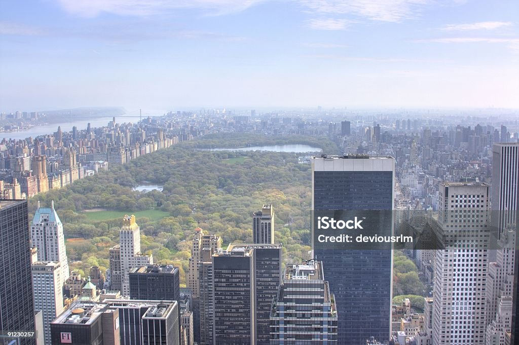 Central Park, na cidade de Nova York - Foto de stock de Alto - Descrição Geral royalty-free