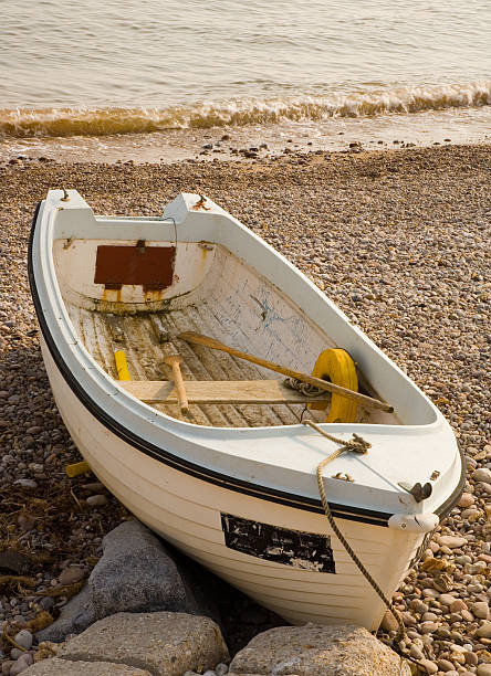 istock Old rowing boat by the sea 91230292