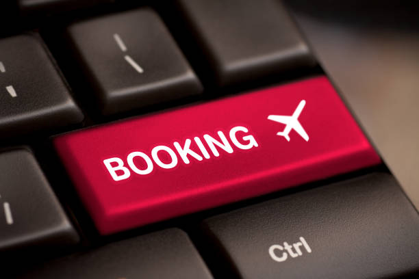 istock flight booking keyboard plane travel fly check buy 912303932