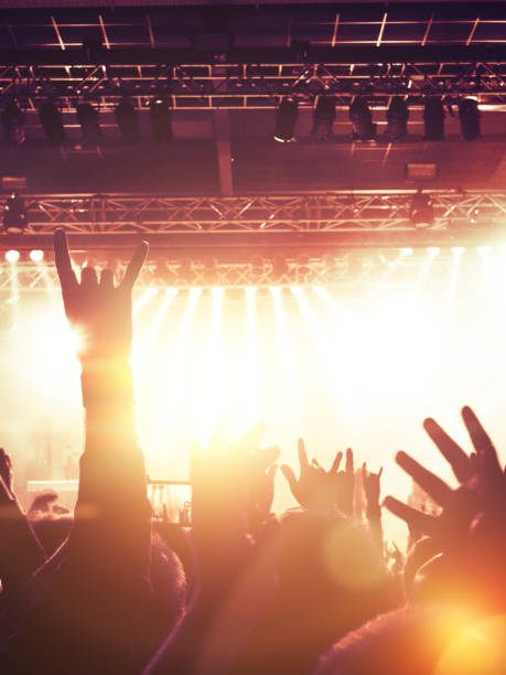 istock Concert crowd in front of a live stage 912323072