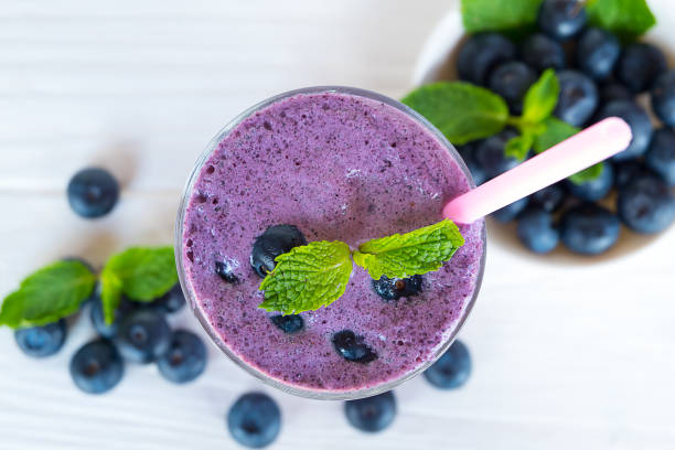 istock blueberry smoothies and blueberry fruit 912332964
