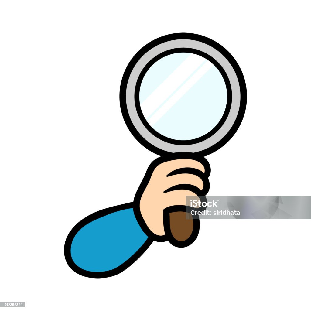 Hoạt Hình Cầm Kính Lúp Hình minh họa Sẵn có - Tải xuống Hình ảnh ...