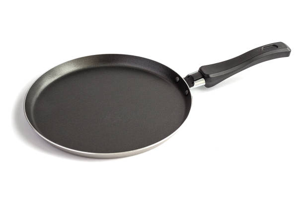 istock pancake frying pan, isolated 912352638