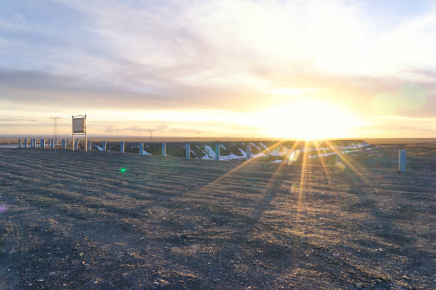 istock empty depression near country road with sunbeam 912353778