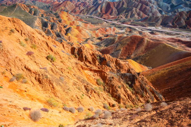 istock Zhangye Danxia Geological park scenery 912355914