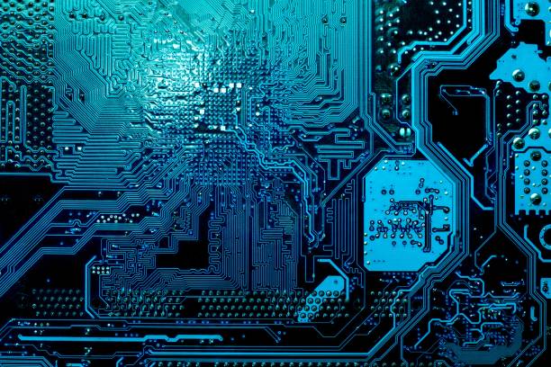 istock blue circuit board background of computer motherboard 912366692