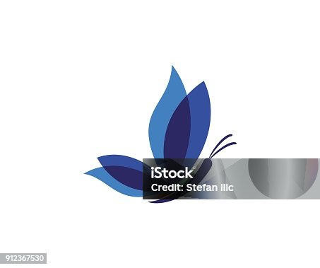 istock Butterfly icon 912367530