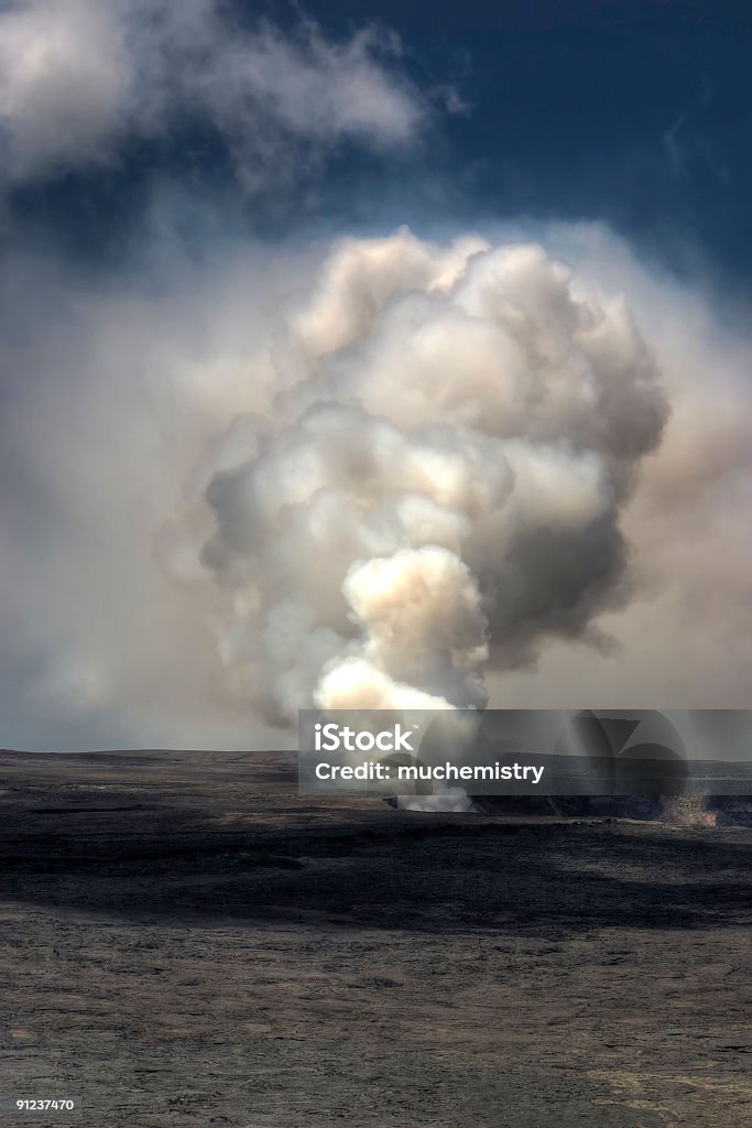 Kilauea Eruption  Active Volcano Stock Photo