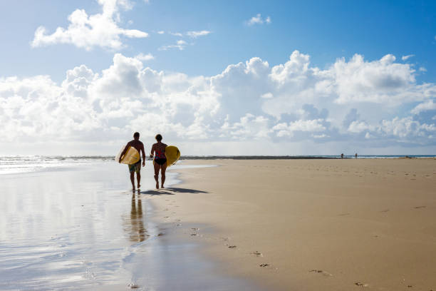 istock Australian Mature Age Surfing Couple 912381666
