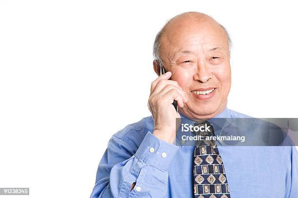 Senior Asiatischen Geschäftsmann Am Telefon Stockfoto und mehr Bilder von 60-69 Jahre - 60-69 Jahre, 70-79 Jahre, Aktiver Senior
