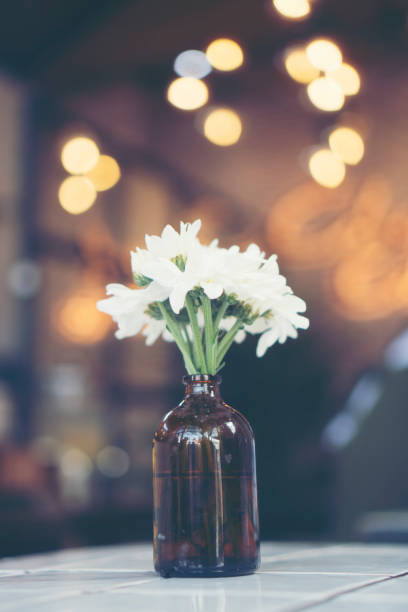 istock flower in vase in coffee cafe 912385014
