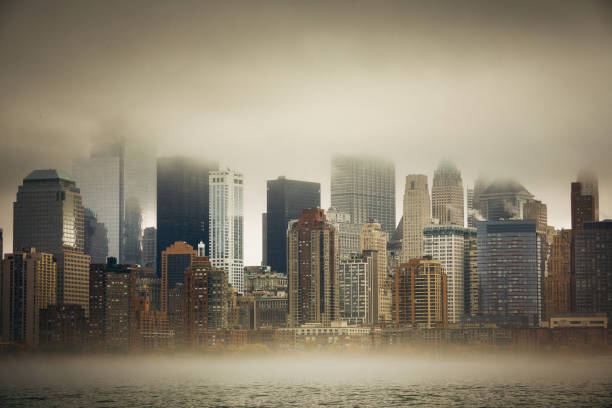 istock New York City downtown fog 912389270