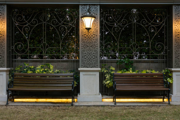 istock Seat in garden 912392372