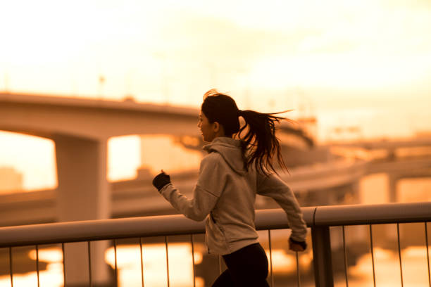istock A woman who is running hard. 912393110