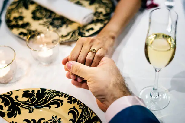 Photo of Couple celebrate valentine's day together