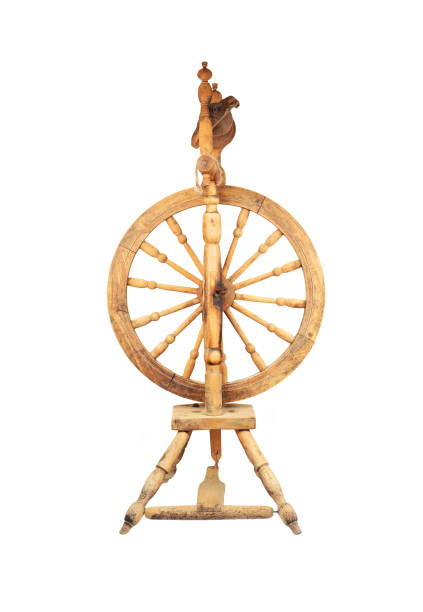 istock Wooden spinning wheel 912421158
