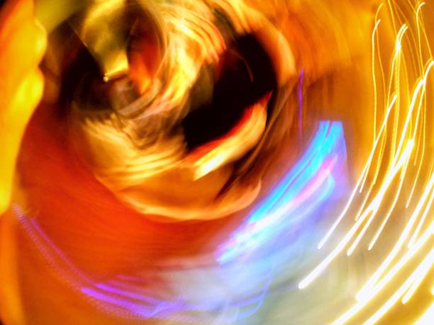 istock Abstract color image of blur neon 912421700