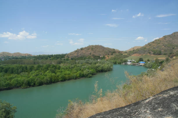 istock Over View of Pranburi River 912422898