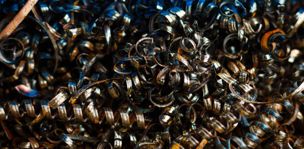 istock Scrap metal shavings 912427040