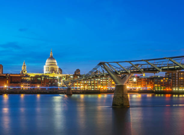 istock Millennium Bridge And St Paul's Cathedral, London 912430582