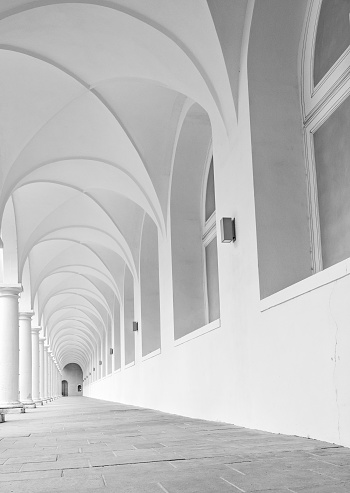 Spanish Riding School corridor on Michaelerplatz, Vienna.