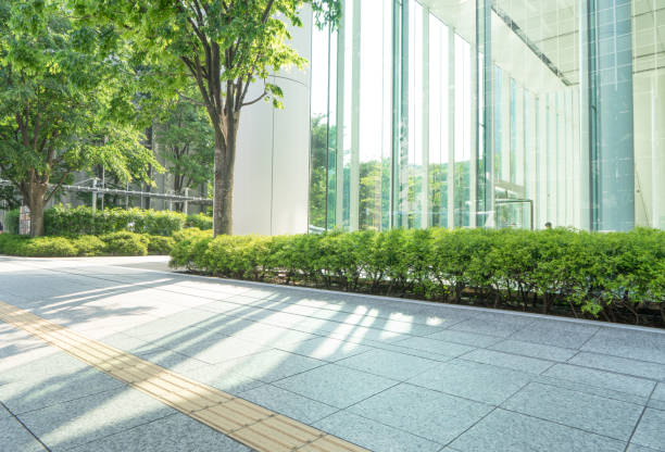 istock glass wall of modern building 912434104