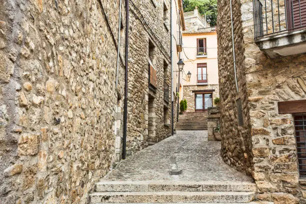 Besalu medieval village, Girona. Spain.