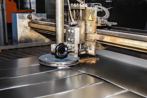 istock Plasma cutting machine, Industrial CNC for metalwork 912435334