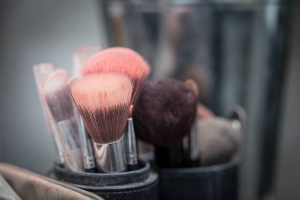 istock Make up brush set in tube 912441180