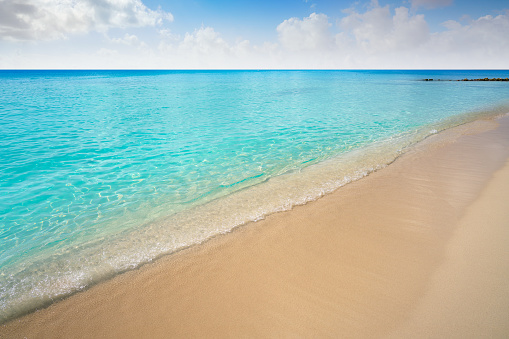 Cozumel island Playa Palancar beach in Riviera Maya of Mayan Mexico