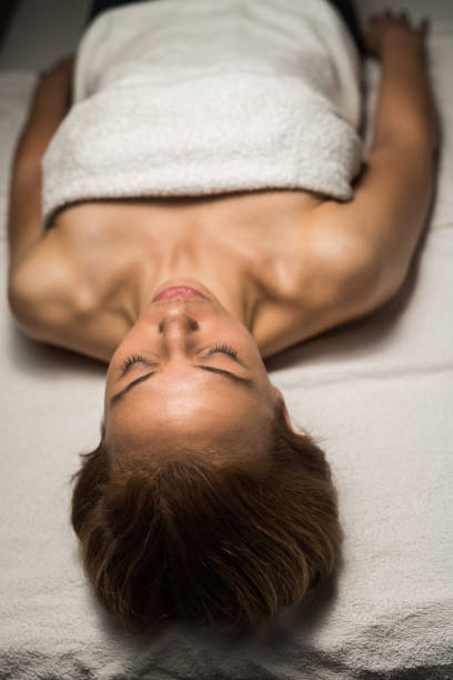 istock Young women lying down waiting for massage 912443346