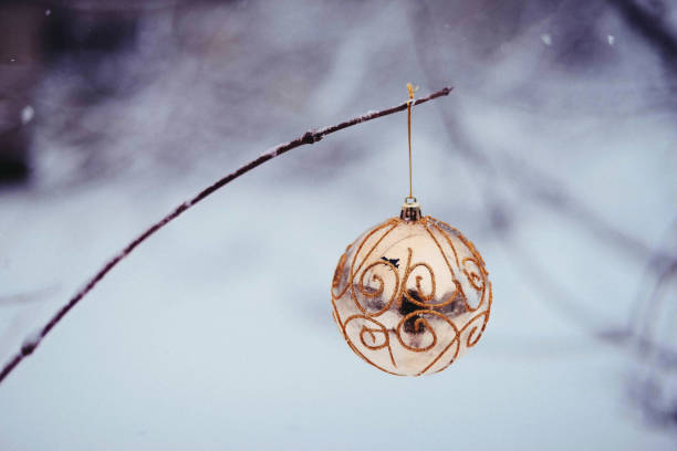 istock Christmas toy on a fir-tree close up 912446406