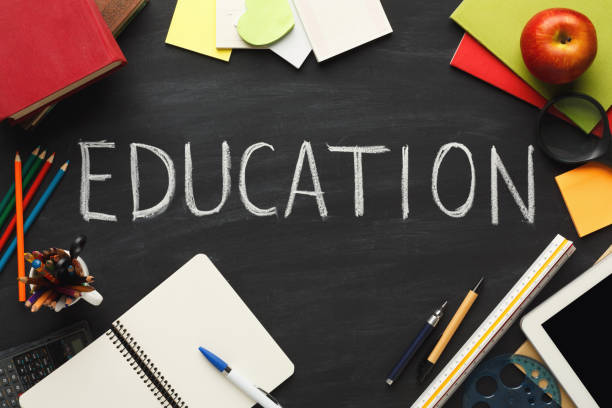 istock Education written with chalk on blackboard 912462198