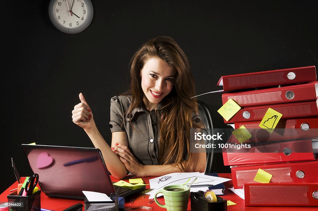 Hermosa mujer de negocios - Foto de stock de Adulto libre de derechos