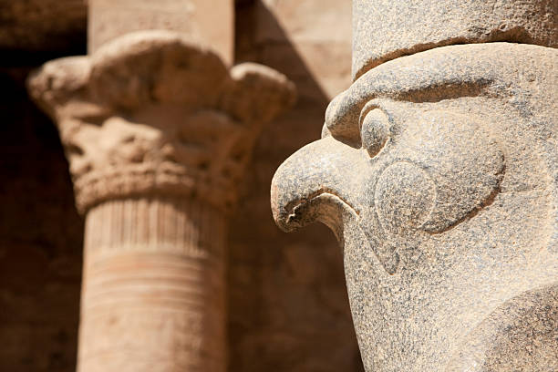 Scene in Philae Temple, Aswan City, Egypt