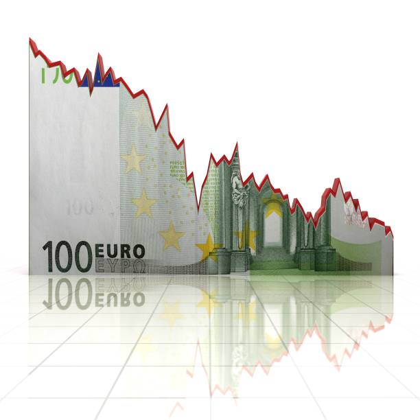 istock Graph euro money finance crisis concept 912474262
