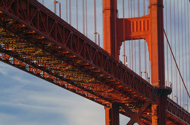 istock Golden Gate Bridge in San Francisco from Underneath 91248036