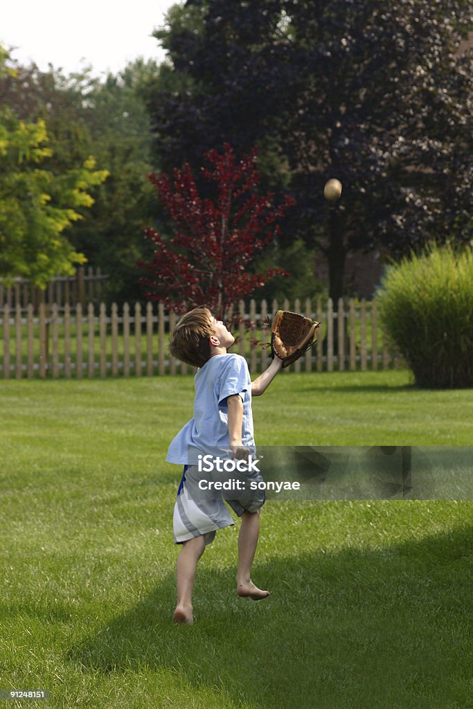 Boy Trying to Catch Ball  Catching Stock Photo