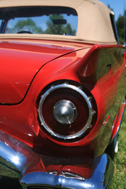 istock Antique Convertibe Car Detail 91248179