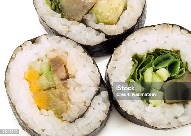 Foto de Sushi e mais fotos de stock de Alimentação Saudável - Alimentação Saudável, Arroz - Alimento básico, Comida