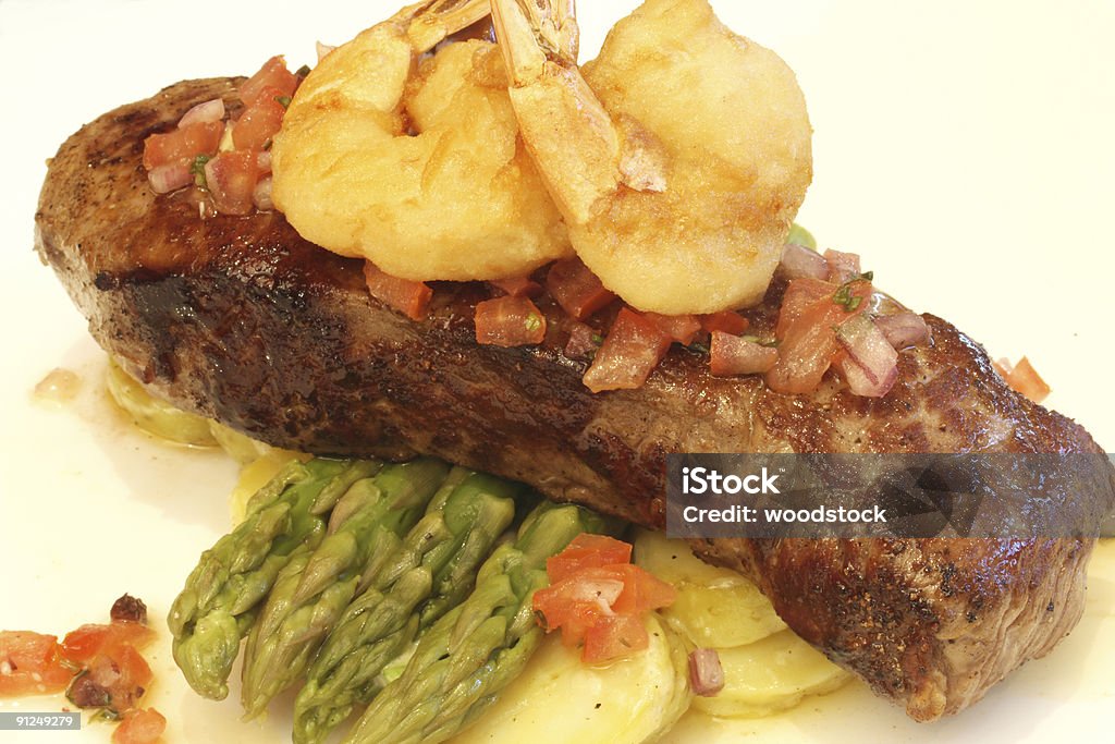 Surf and Turf - Royalty-free Bife Foto de stock