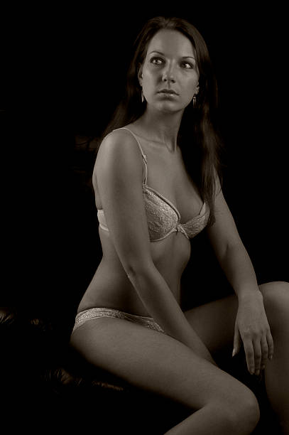 istock Attractive female in lingerie 91249557