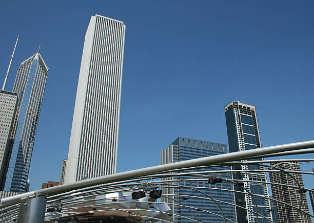 Modern Architecture in Chicago  prudential tower stock pictures, royalty-free photos & images