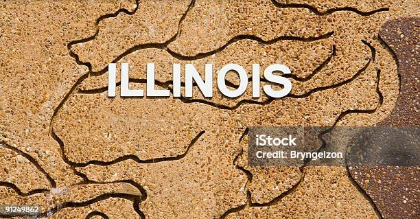 Illinoistext Stockfoto und mehr Bilder von Bedecken - Bedecken, Biegung, Buchstabe I