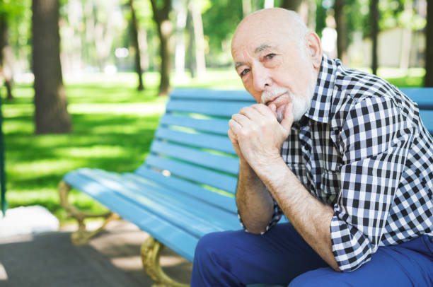 istock Pensive senior man outdoors 912501070