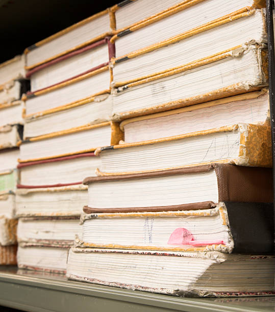 istock School Textbooks Sitting on Metal Shelf 91250222
