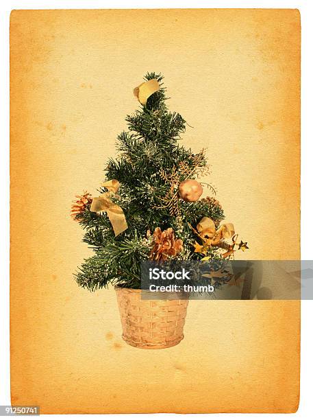 レトロのクリスマスツリー - ちょう結びのストックフォトや画像を多数ご用意 - ちょう結び, カットアウト, カラー画像