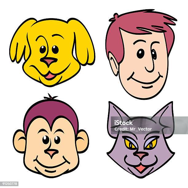 Pets Vector Illustration Stock Illustration - Download Image Now - Adult, Adults Only, Animal